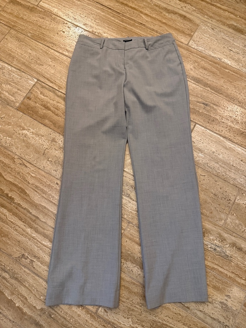 Worthington Women’s Light Gray Dress Pants - Straight Leg Curvy Fit Size 8